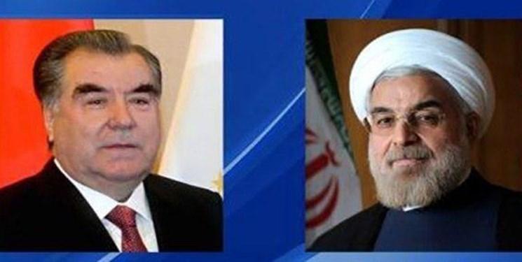 تبریک نوروزی روحانی به رئیس جمهور تاجیکستان