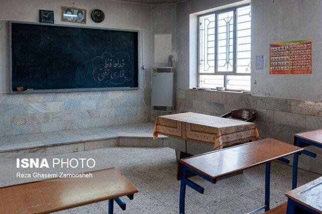 استانداردسازی 1300 کلاس درس در خراسان رضوی، جشن خداحافظی با بخاری نفتی در مدارس فیروزه