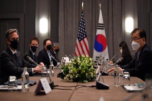 تأکید واشنگتن و سئول بر پایبندی به خلع سلاح هسته ای شبه جزیره کره